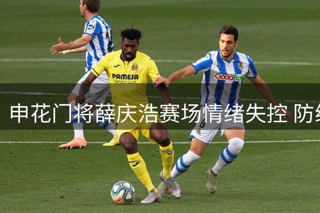 申花门将薛庆浩赛场情绪失控 防线失误频出遭连败